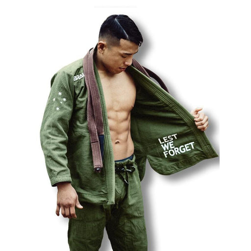 Braus Southern Cross - Army Green Jiu Jitsu Gi - BJJ Gi - MMA DIRECT