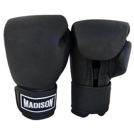 Madison Supreme Boxing Gloves - Matte Black Boxing - Boxing Gloves - MMA DIRECT