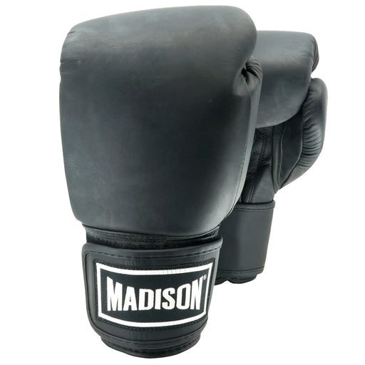 Madison Supreme Boxing Gloves - Matte Black Boxing - Boxing Gloves - MMA DIRECT