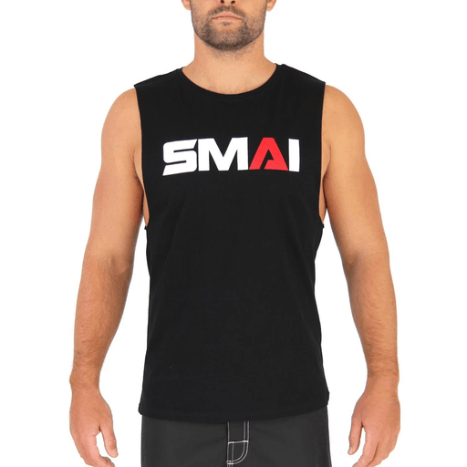 SMAI - Men's Muscle Tank Black - Mens Shirt - MMA DIRECT
