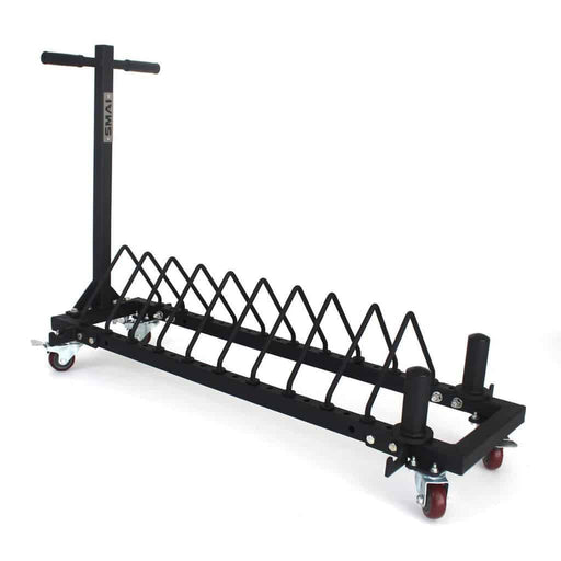 SMAI - Bumper Plate Trolley Hybrid - Olympic Bumper Plate Storage - MMA DIRECT