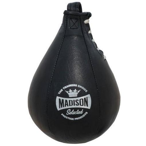 Madison Trainers Choice Leather Speedball - Black - Speed Balls - MMA DIRECT