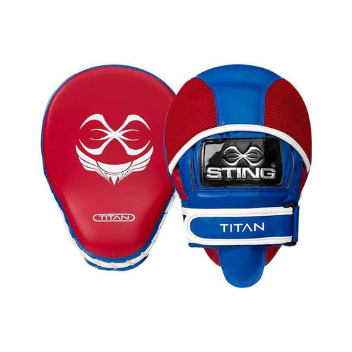 STING TITAN PROFESSIONAL NEO GEL LEATHER FOCUS MITTS PADS - Focus Pads - MMA DIRECT