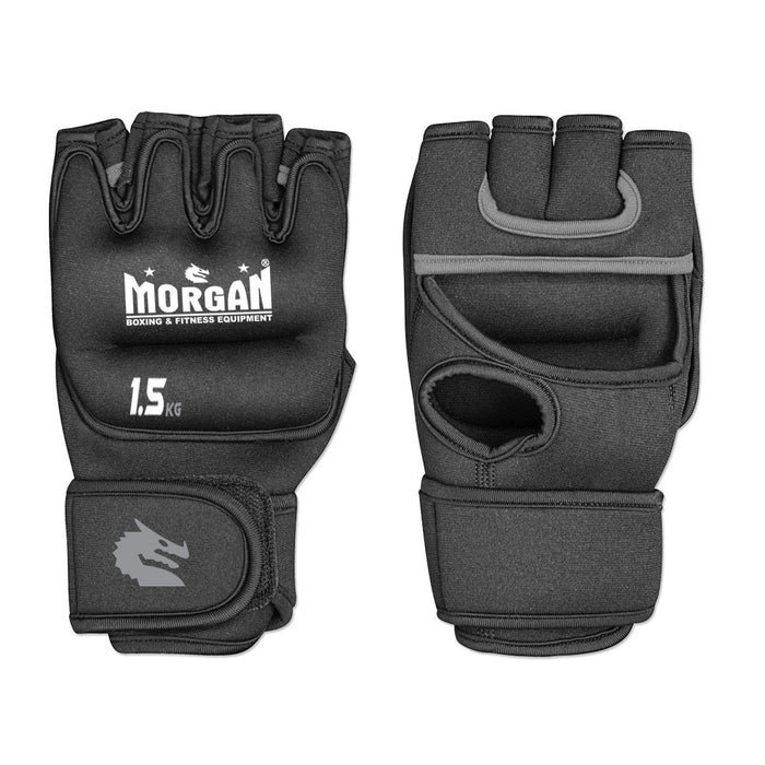 Morgan Shadow Weighted Boxing & MMA Gloves - 1KG & 3KG