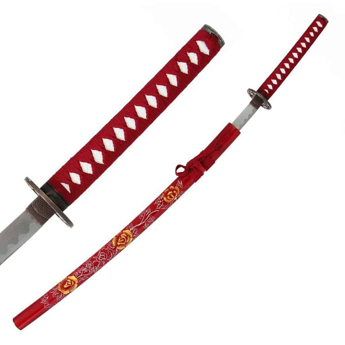 SMAI - Katana - Crimson Hand Paint - Bokken & Training Swords - MMA DIRECT