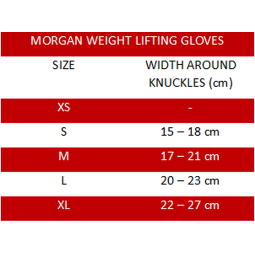 Morgan Professional Weightlifting CrossFit Functional Fitness Gym Gloves - Weightlifting Gloves - MMA DIRECT