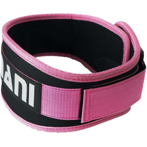 PINK MANI 4" Weight Lifting Gym Exercise Support Belt - Gym Belts & Weight Lifting Endurance Belts - MMA DIRECT