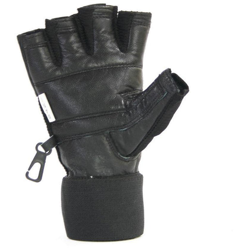 MANI Deluxe Leather Muscle Power Weight Lifting Padded Gloves - Weightlifting Gloves - MMA DIRECT