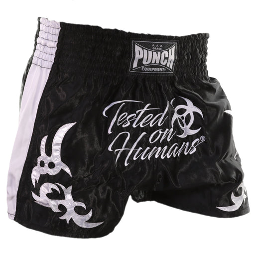 Punch Tested on Humans Muay Thai Shorts Blue/Green/Red/Black High Quality - Muay Thai Shorts - MMA DIRECT