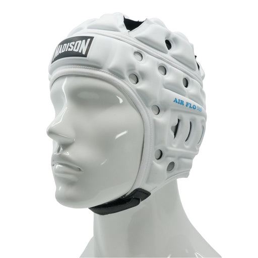 Madison Air Flo Headguard - White Rugby League NRL - Rugby League Headguards - MMA DIRECT