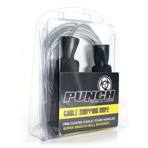 PUNCH Wire Skipping 9FT Speed Rope Cardio Training - Skipping Ropes - MMA DIRECT