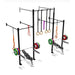 SMAI - Double Squat Half Cell With High Overpass - Wall Mounted Rigs - MMA DIRECT