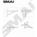 SMAI - Solo Punch Bag Bracket - Brackets & Stands - MMA DIRECT