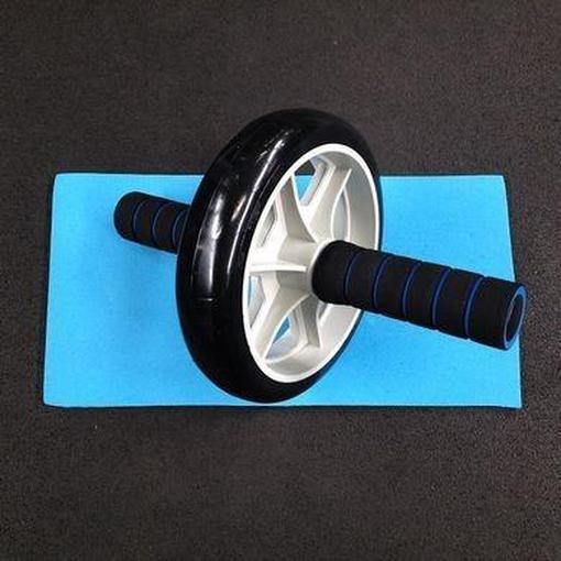 Morgan Ab Wheel Core Strength Workout + FREE Yoga Mat CF-43 - Abdominal & Balance Equipment - MMA DIRECT
