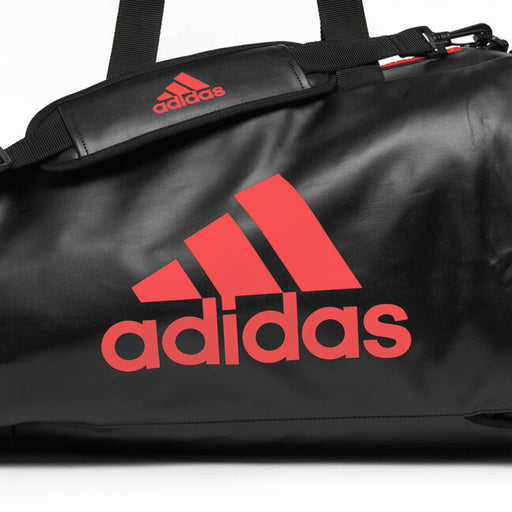 Adidas 2 in 1 Sports Gym Bag Black / Red - Medium - Gear Bags - MMA DIRECT