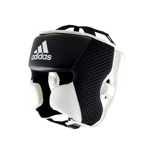 Adidas Hybrid 150 Head Guard Gear - Black / White - Head Guard - MMA DIRECT
