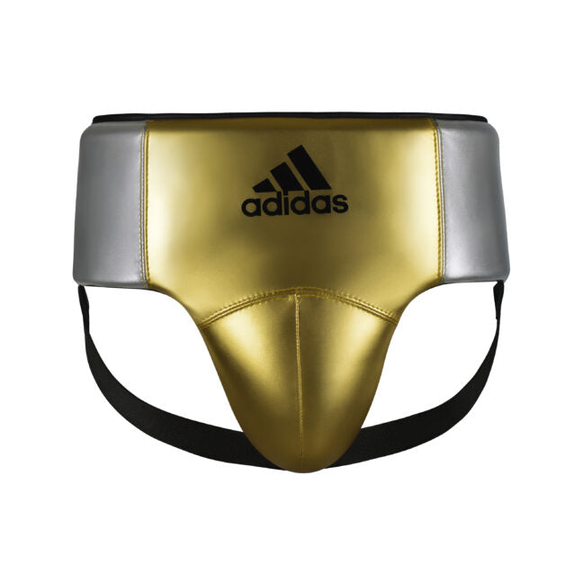 Adidas Adi Star Pro Groin Guard Metallic Gold/Silver - Groin Guard - MMA DIRECT