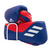 Adidas Speed TILT 350 Pro Training Boxing Gloves Cactus Leather Strap Red/Blue - Boxing Gloves - MMA DIRECT