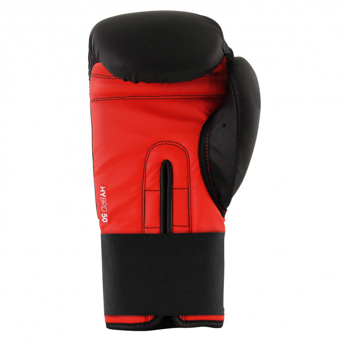 Adidas Hybrid 50 Boxing Gloves 16oz Red / Black