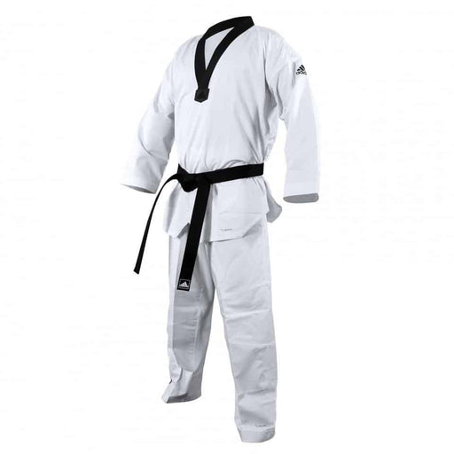 Adidas Taekwondo ADI-Fighter Senior Gi Uniform Dobok WT Approved No Stripes - Taekwondo Gi - MMA DIRECT