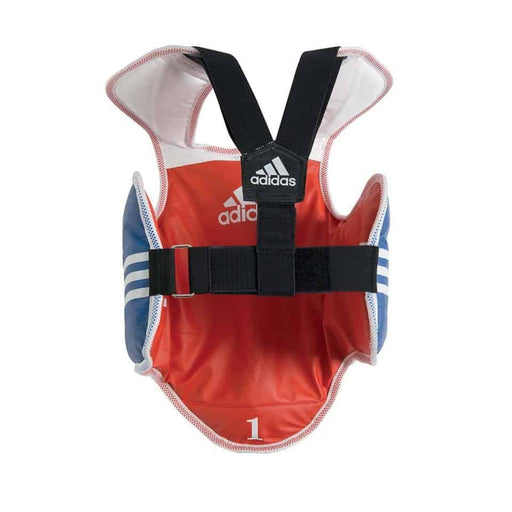 Adidas Taekwondo Kids Childrens Junior Reversible Body Chest Protector Blue Red - Martial Arts Chest & Breast Guards - MMA DIRECT