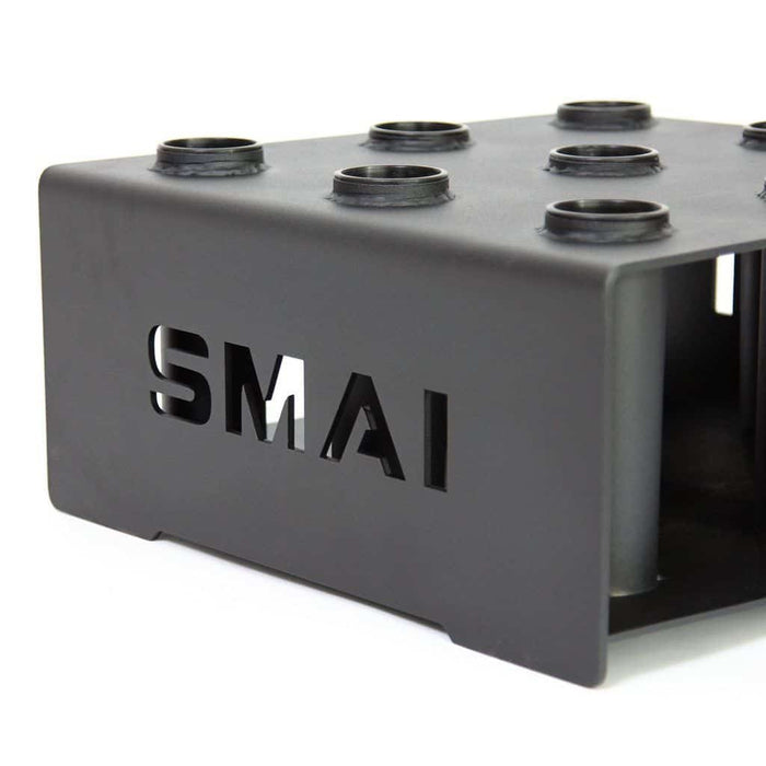 SMAI - Commercial 9 Barbell Holder - Freestanding - Storage - MMA DIRECT