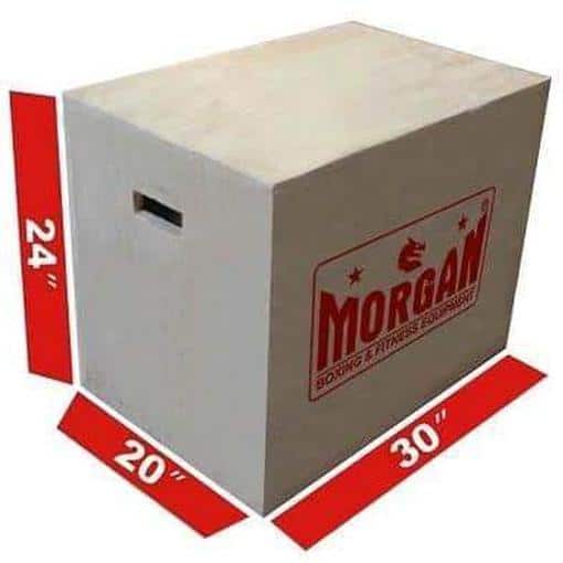 Morgan 3 in 1 Cross Functional Fitness Wooden Plyometric Box Pro Grade Workout - Plyometric Boxes - MMA DIRECT