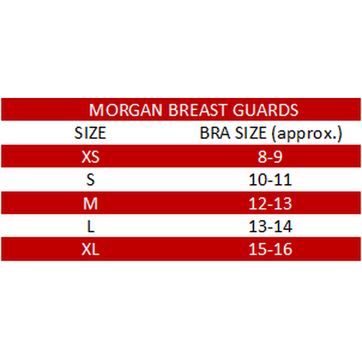 Morgan Lightweight Sports Bra Breast Chest Guard Pad Protector [XS/S/M/L/XL] - Martial Arts Chest & Breast Guards - MMA DIRECT