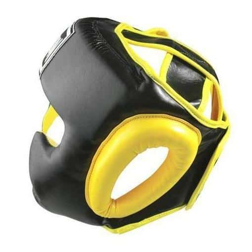 Madison Deluxe Full Face Headguard - Yellow Boxing - Boxing Headguards - MMA DIRECT