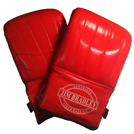 Jim Bradley Australia Premium Deluxe Bag Mitt Gym Glove w/ Padded Knuckles 16oz - Bag Mitts - MMA DIRECT