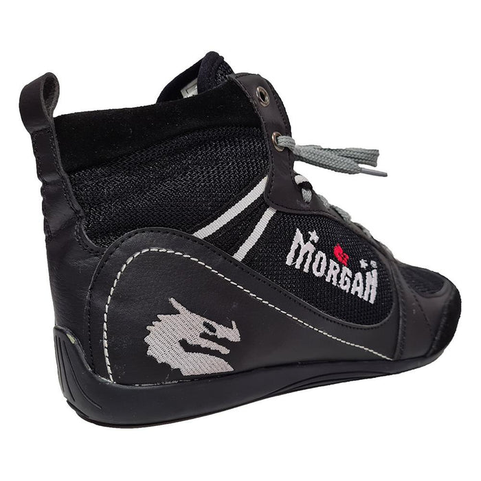 Morgan Flexible Aventus Boxing Boots / Shoes - Black - Boxing Shoes - MMA DIRECT
