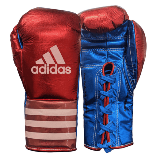 Adidas Speed 750 Adistar Pro Fight Boxing Gloves - RED BLUE – 10oz - Boxing Gloves - MMA DIRECT
