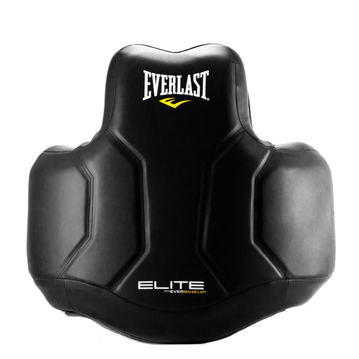 Everlast Elite Body Protector Coaches Vest Guard - Black - Boxing Chest & Belly Guards - MMA DIRECT