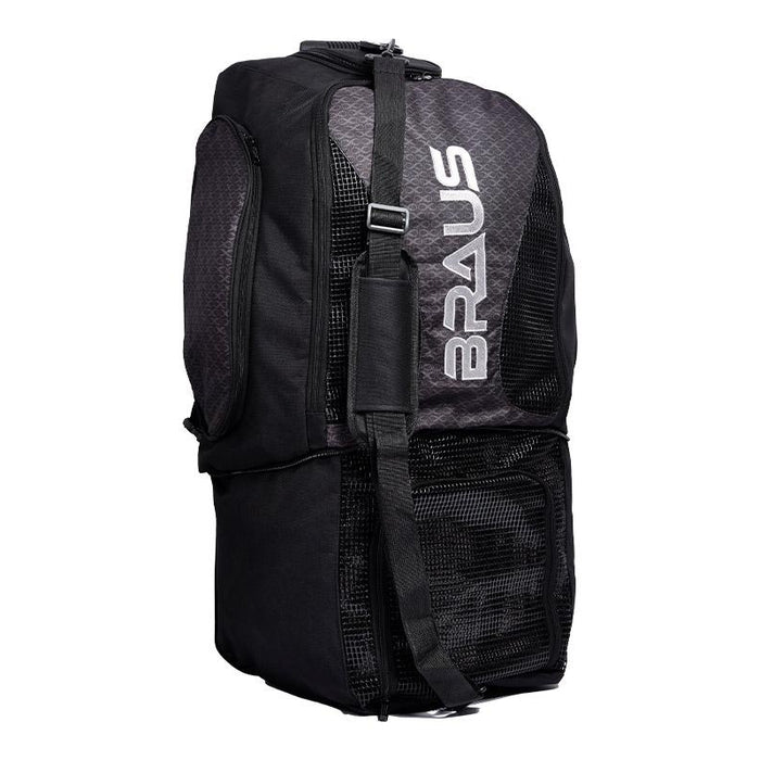 Braus 2 in 1 Convertible Backpack Gym Gear Bag X-Guard - Black - Gear Bags - MMA DIRECT