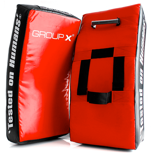 Group X AAA Rated Kick Shield Pad Boxing MMA Karate Taekwondo Muay Thai Training - Kick Shields - MMA DIRECT