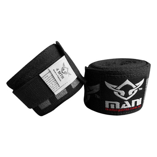 MANI Boxing Cotton Hand Wraps - 4M - Wraps & Inners - MMA DIRECT