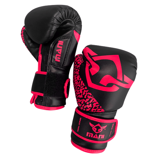 Mani Pink Kids Junior Childrens 6oz Boxing Gloves Sparring/Training MKBG-201 - Kid / Teen Gloves - MMA DIRECT