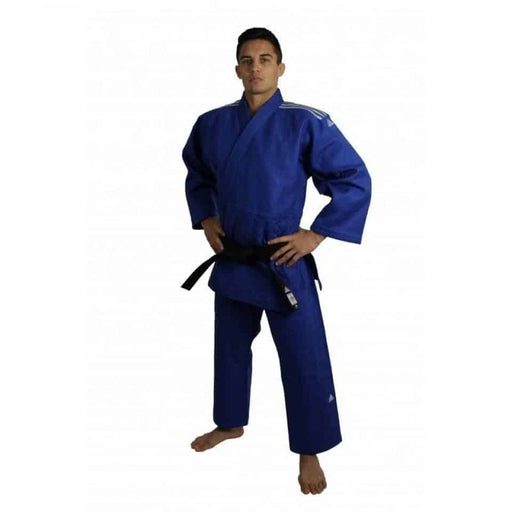 Adidas J930 Blue Double Weave with Optical Label Judo Gi Uniform - Judo Gi - MMA DIRECT