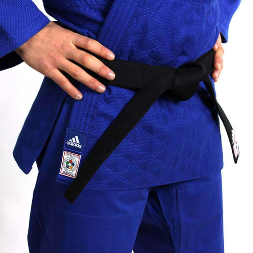 Adidas Judo Champion II 2 Slim Cut IJF Gi Uniform Blue Senior - Judo Gi - MMA DIRECT