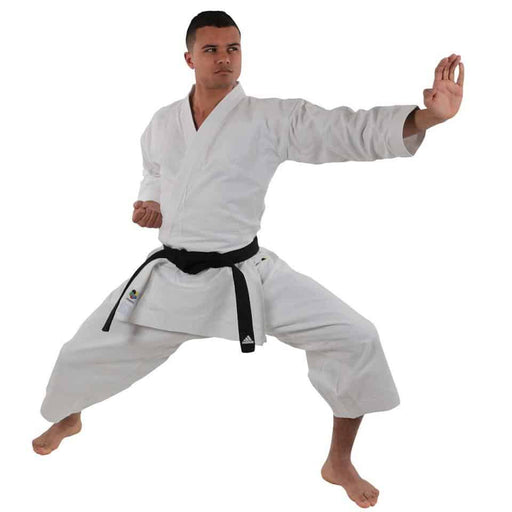 Adidas K888J Karate Kigai kata Gi Uniform White Japanese Cut Senior 160cm-190cm - Karate Gi - MMA DIRECT