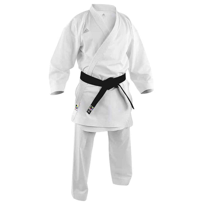 Adidas Adizero Karate Gi Uniform White 160cm-190cm - Karate Gi - MMA DIRECT