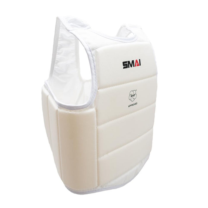 SMAI WKF Approved Karate Body Protector Protective Equipment SM B129 - Martial Arts Chest & Breast Guards - MMA DIRECT