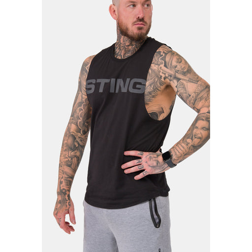 Sting Men's Titan Muscle Singlet - Black - Activewear - MMA DIRECT