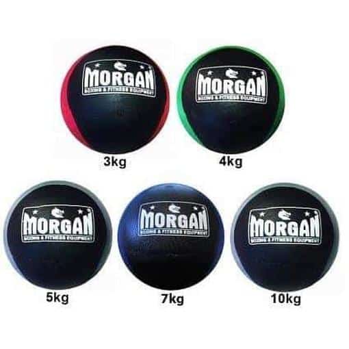Morgan Commercial Medicine Ball SINGLE 3/4/5/7/10kg Training Equipment D-10 - Medicine Balls & Storage - MMA DIRECT