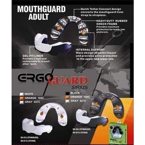 Morgan Sirius 3 Layer Gel Custom Fit Mouth Guard  Ruby Boxing Marital Arts MG-5 - Mouthguards - MMA DIRECT