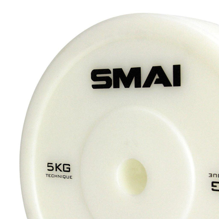 SMAI - Technique Bumper Plate 5kg (Pair) - Olympic Bumper Plates - MMA DIRECT