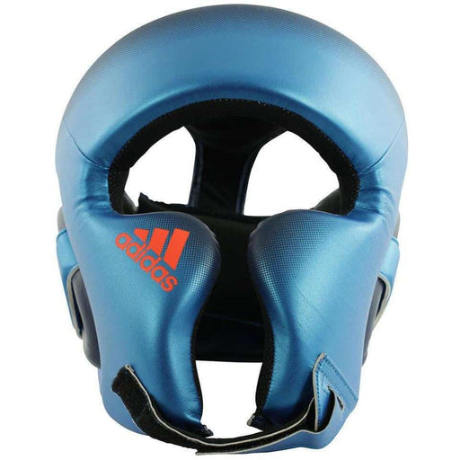 Adidas Boxing Speed Hear Gear Guard Metallic Blue Black - Head Guard - MMA DIRECT