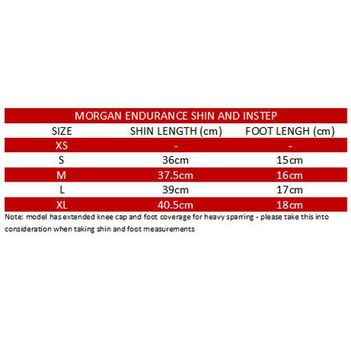 Morgan V2 Endurance Pro Pre-Curved Shin & Instep Foot Guard Anti-Slip - Shin/Instep Guard - MMA DIRECT
