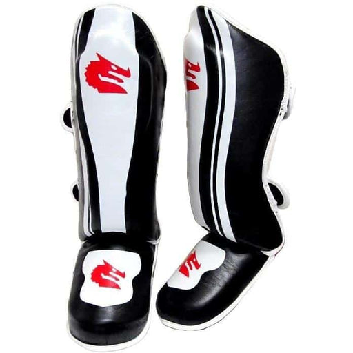 Morgan V2 Platinum Deluxe Leather Sparring Shin & Instep - Shin/Instep Guard - MMA DIRECT