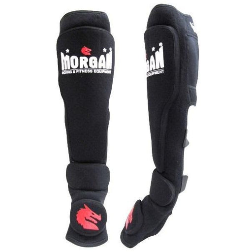 Morgan V2 Neoprene Shin & Instep Foot Guard Muay Thai Kickboxing Taekwondo - Shin/Instep Guard - MMA DIRECT